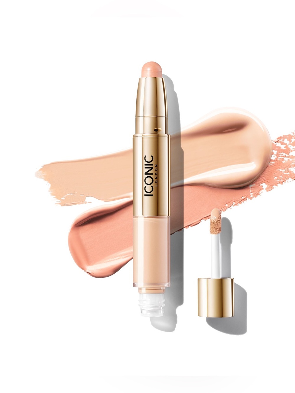 ICONIC London Dual-Ended Concealer & Highlighter Stick - Light Peach Pink
